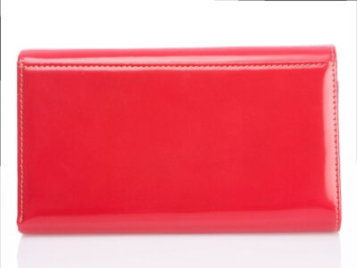 Pojemny elegancki portfel skórzany czerwony PIERRE CARDIN - obrazek 9