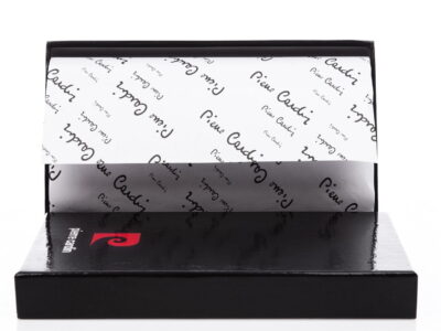 Pojemny elegancki portfel skórzany czerwony PIERRE CARDIN - obrazek 3