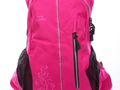 Różowy lekki damski plecak turystyczny Bag Street Travel - obrazek 13
