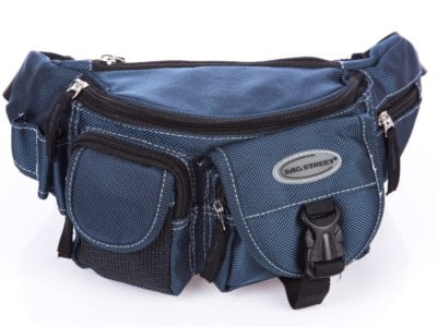 Saszetka nerka sportowa na brzuch Bag Street Granatowa - obrazek 1
