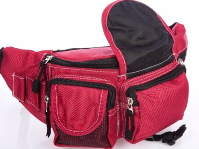 Saszetka nerka sportowa na brzuch Bag Street Czerwona - obrazek 2