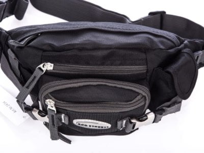 Saszetka nerka sportowa na brzuch Bag Street Czarna - obrazek 2