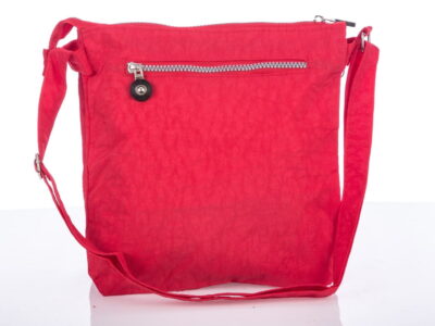 Lekka oraz wygodna torebka damska materiałowa Bag Street czerwona - obrazek 9