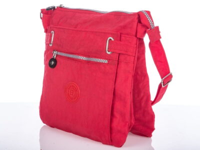 Lekka oraz wygodna torebka damska materiałowa Bag Street czerwona - obrazek 8