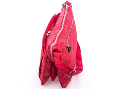 Lekka oraz wygodna torebka damska materiałowa Bag Street czerwona - obrazek 6