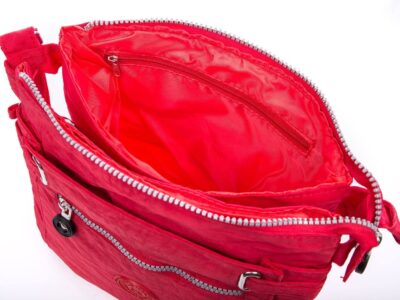 Lekka oraz wygodna torebka damska materiałowa Bag Street czerwona - obrazek 2