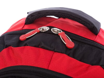 Czerwony sportowy plecak, szkolny, na wycieczkę - obrazek 11