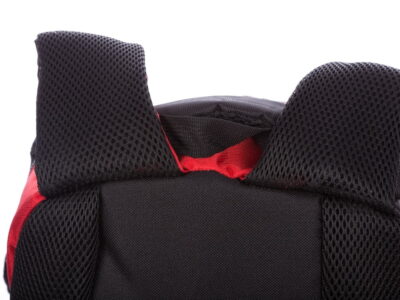 Czerwony sportowy plecak, szkolny, na wycieczkę - obrazek 5