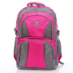 Szaro-różowy plecak szkolny Bag Street
