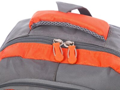 Pomarańczowo-szary sportowy pojemny plecak Bag Street - obrazek 2