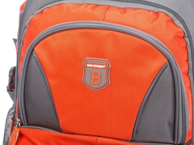 Pomarańczowo-szary sportowy pojemny plecak Bag Street - obrazek 10