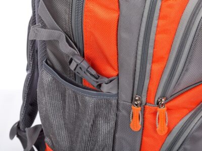 Pomarańczowo-szary sportowy pojemny plecak Bag Street - obrazek 8