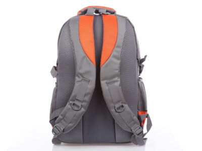 Pomarańczowo-szary sportowy pojemny plecak Bag Street - obrazek 7