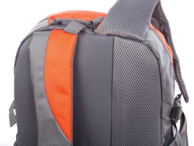 Pomarańczowo-szary sportowy pojemny plecak Bag Street - obrazek 6