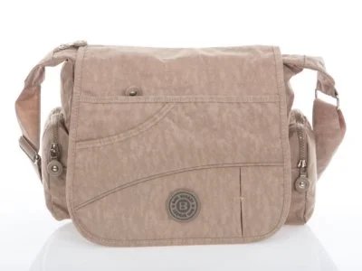 Torba beżowa z klapką turystyczna Bag Street