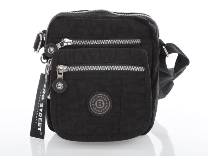 Mała czarna torebka z kreszu