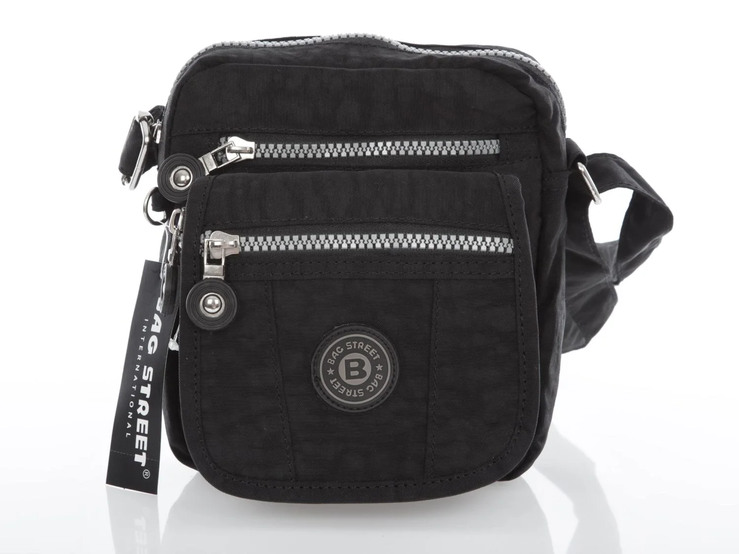 Mała czarna torebka z kreszu