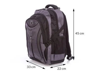 Szary plecak sportowy Bag Street turystyczny - obrazek 8