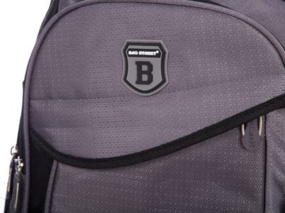 Popielaty sportowy pojemny plecak Bag Street - obrazek 9