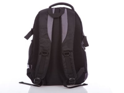 Popielaty sportowy pojemny plecak Bag Street - obrazek 6