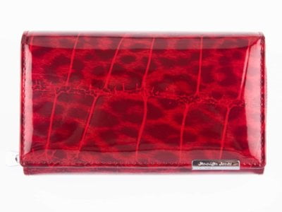 Cieniowany czerwony portfel Jennifer Jones 5261