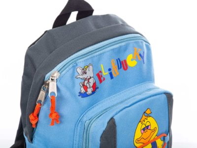 Mały plecaczek dziecięcy dla chłopca niebiesko szary Bag Street - obrazek 5