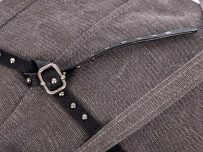 Torba damska z długimi rączkami szara canvas + skóra Harold's - obrazek 6