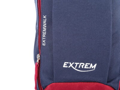 Sportowy lekki plecak do biegania / chodzenia / na rower granatowo-czerwony - obrazek 3