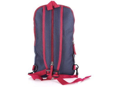 Sportowy lekki plecak do biegania / chodzenia / na rower granatowo-czerwony - obrazek 4