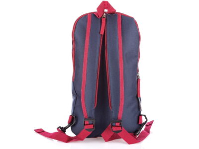 Sportowy lekki plecak do biegania / chodzenia / na rower granatowo-czerwony - obrazek 7