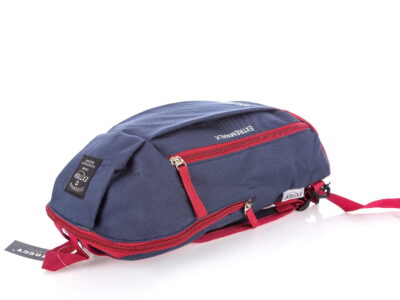 Sportowy lekki plecak do biegania / chodzenia / na rower granatowo-czerwony - obrazek 6