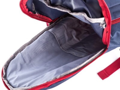 Sportowy lekki plecak do biegania / chodzenia / na rower granatowo-czerwony - obrazek 8