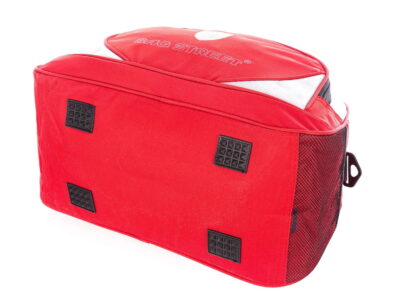 Torba podróżna lub na siłownię średniej wielkości czerwona - obrazek 5