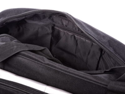 Torba podróżna lub na siłownię fitness duża czarna - obrazek 3