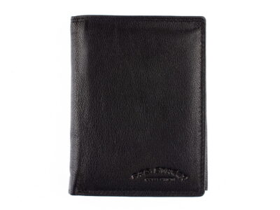Czarny męski portfel skórzany Bag Street