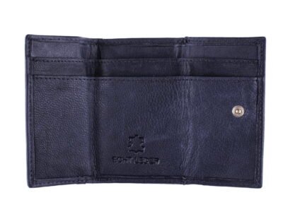 Mały portfel męski skórzany składany granatowy Bag Street - obrazek 3