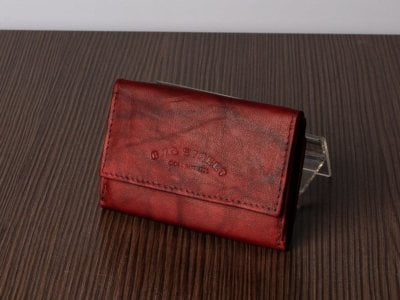Mały portfel męski skórzany składany brązowy Bag Street - obrazek 5