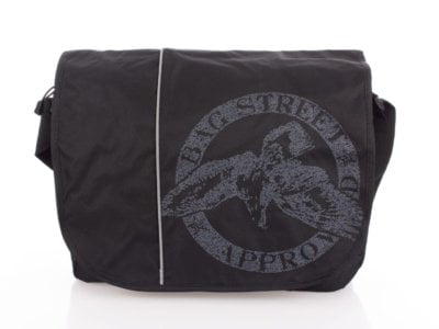 Czarna torba na ramię z kieszenią na laptopa Bag Street