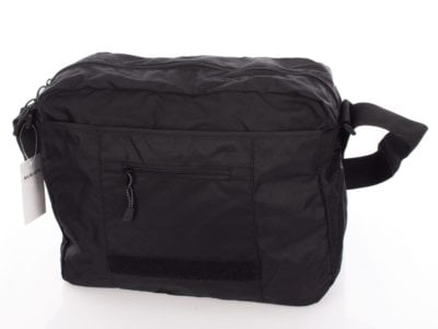 Torba studencka na ramię z kieszenią na laptopa czarna Eagle - obrazek 5