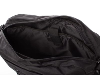 Torba studencka na ramię z kieszenią na laptopa czarna Eagle - obrazek 7