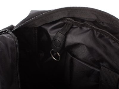 Torba studencka na ramię z kieszenią na laptopa czarna Eagle - obrazek 9