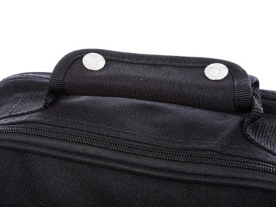 Torba męska na ramię z rączką pojemna czarna - obrazek 2