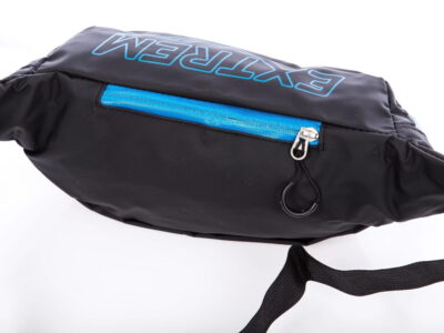 Saszetka na brzuch wodoodporna czarno-niebieska Extrem - obrazek 3