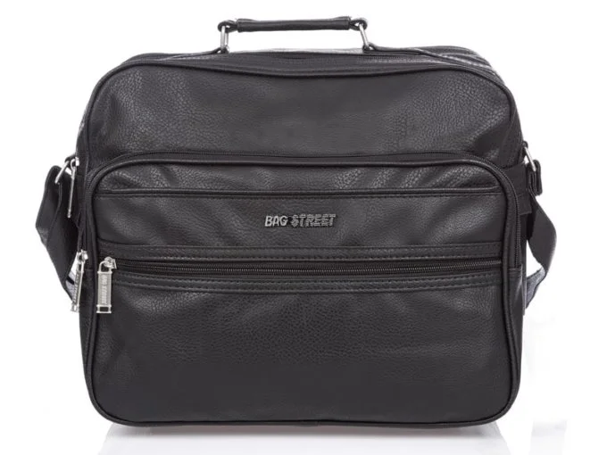 torba-czarna-meska_9 DUŻA TORBA MĘSKA BAG STREET NA RAMIĘ DO PRACY