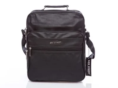 Duża pionowa torba męska na ramię a4