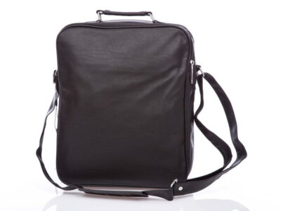 Duża pionowa torba męska na ramię a4