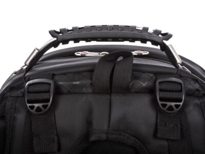 Pojemny, czarny plecak sportowy z usztywnioną kieszenią na laptopa Bag Street - obrazek 5