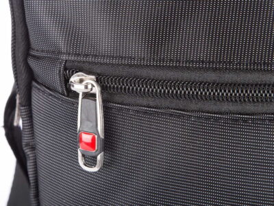 Średniej wielkości siwa torba męska na ramię z miejscem na tablet Bag Street - obrazek 4