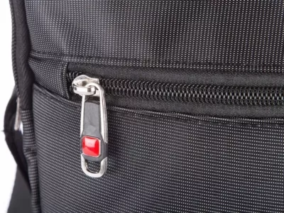 Średniej wielkości siwa torba męska na ramię z miejscem na tablet Bag Street - obrazek 4