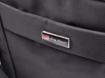 Średniej wielkości siwa torba męska na ramię z miejscem na tablet Bag Street - obrazek 7